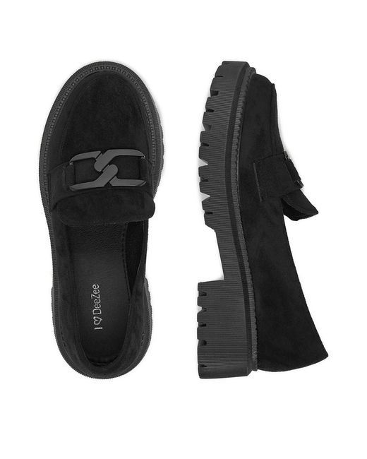 DeeZee Black Slipper Le601-5