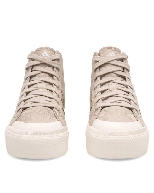 Adidas Natural Sneakers Bravada 2.0 Mid Platform Ie2315