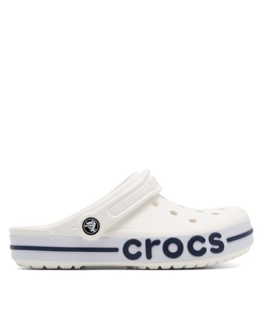 CROCSTM White Pantoletten Bayaband Clog 205089-126