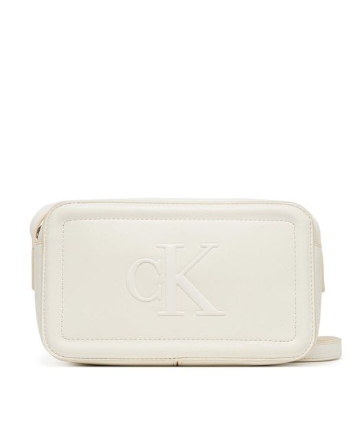 Calvin Klein Natural Handtasche Bold Ck Camera Bag Lv04F3220G