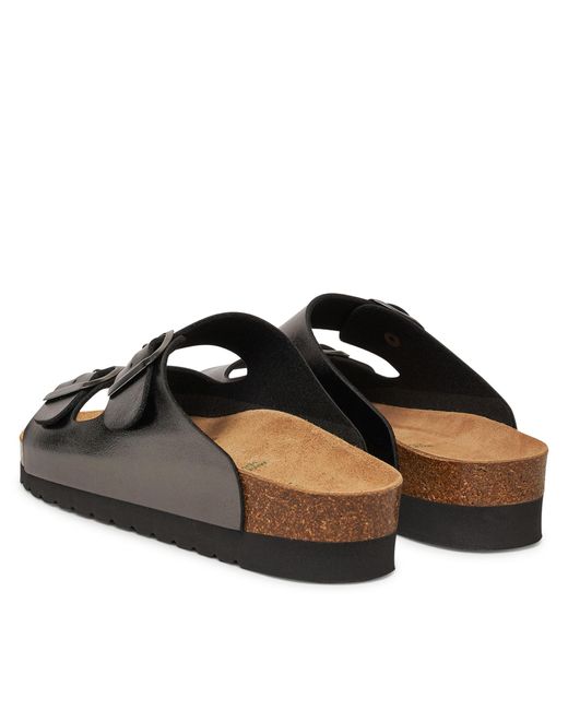 Grünland Black Pantoletten Hola Cb0972
