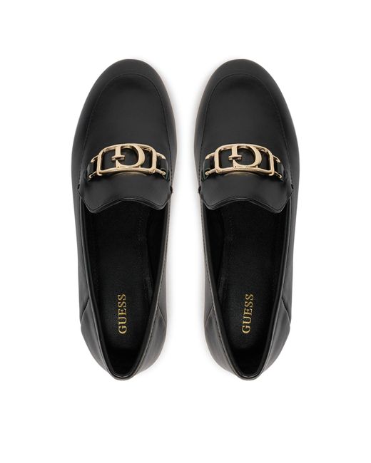 Guess Black Slipper Flpmar Lea14
