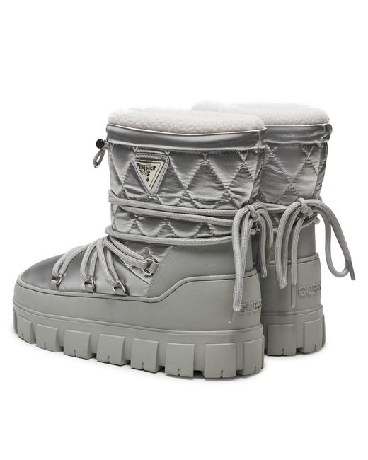 Guess Gray Schneeschuhe Uniques Flfuni Lel10