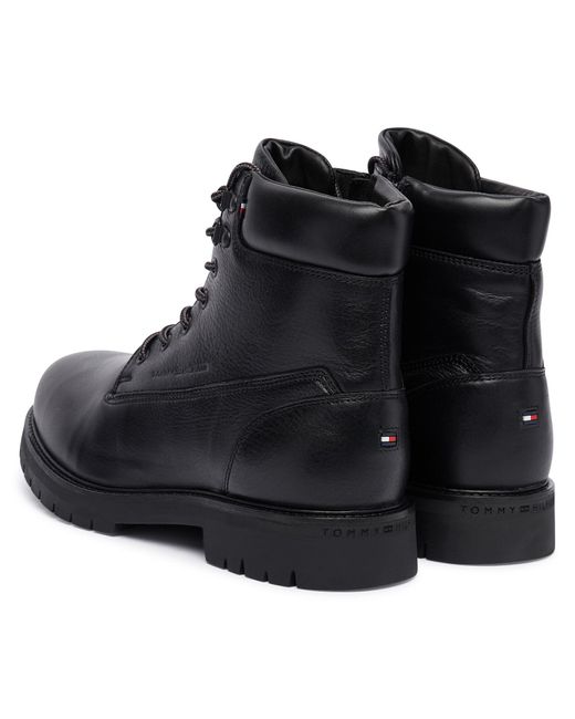 Tommy Hilfiger Schnürstiefeletten Flex Th Outdoor Rs Fm0Fm05600 in Black für Herren