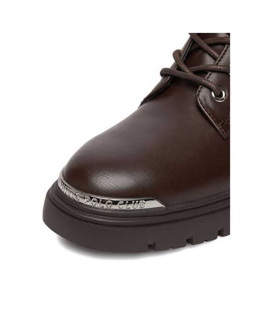Beverly Hills Polo Club Brown Schnürschuhe Ceo-Hy62382-1