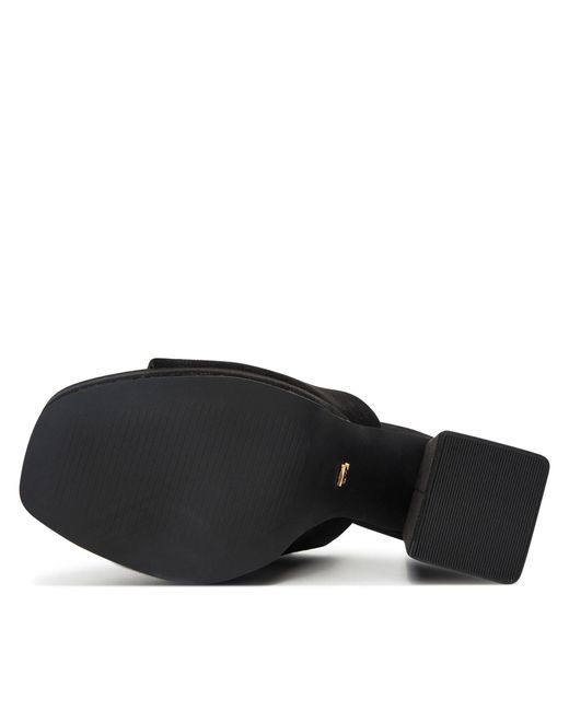DeeZee Black Pantoletten F7979-1
