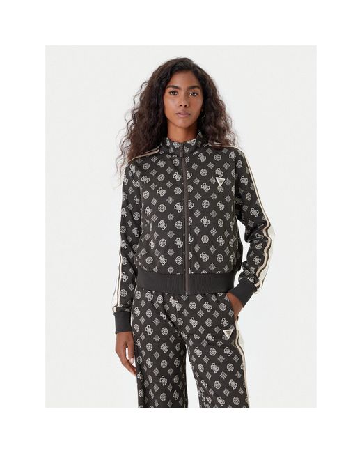 Guess Black Sweatshirt V5Yq07 K0282 Regular Fit
