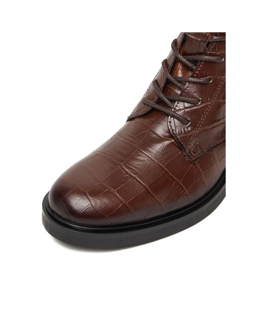 Gino Rossi Brown Schnürschuhe C-Adele-25217
