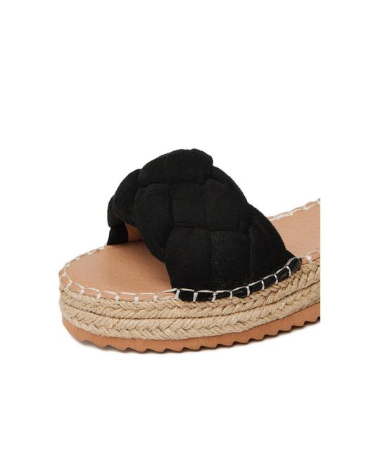 DeeZee Black Espadrilles Le601-59