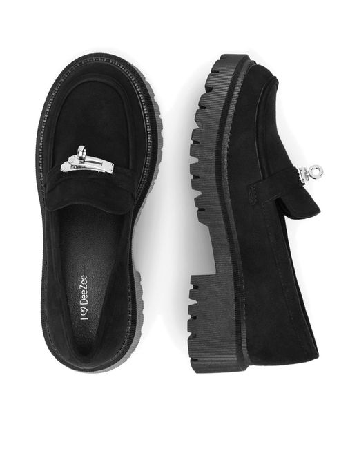 DeeZee Black Slipper Bbt-22663-1