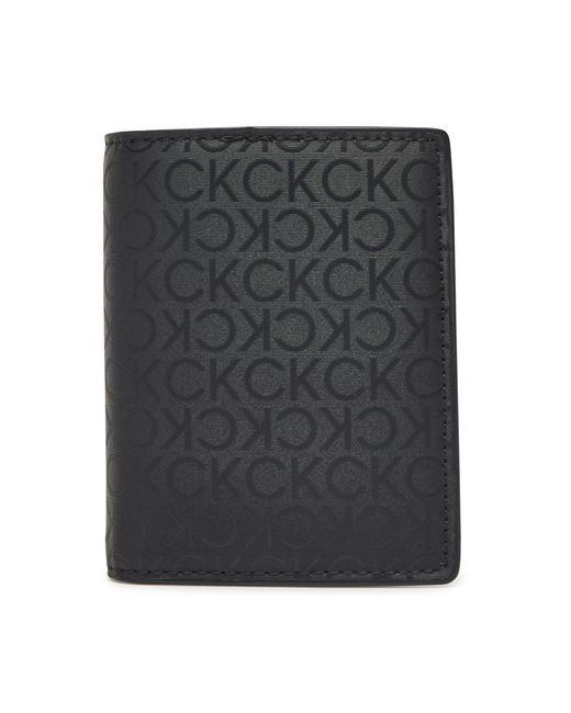 Calvin Klein Herren Geldbörse Ck Sleek Bifold 7Cc W/Coin K50K512866 in Black für Herren