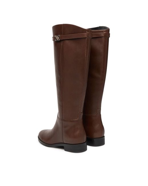 Guess Brown Stiefel Flfzor Lea11