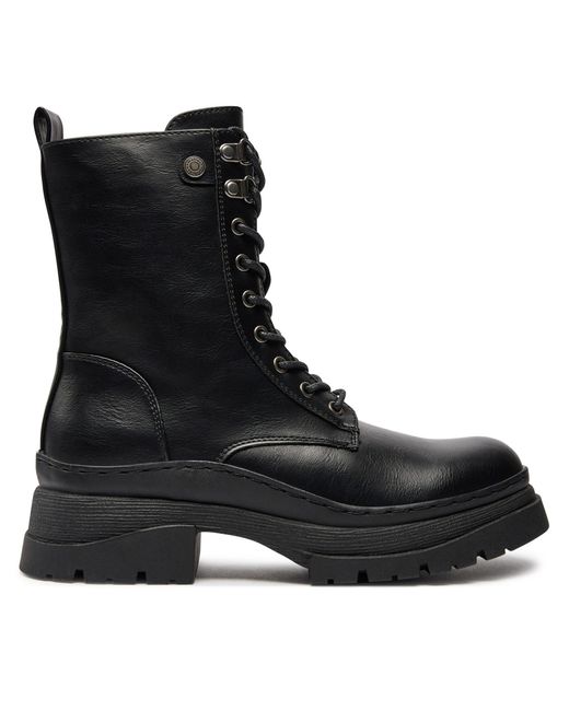 Refresh Black Schnürschuhe 171984