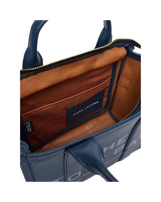 Marc Jacobs Blue Handtasche The Leather Small Tote Bag H009L01Sp21