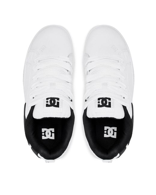 Dc Sneakers Court Graffik 300529 Weiß in White für Herren