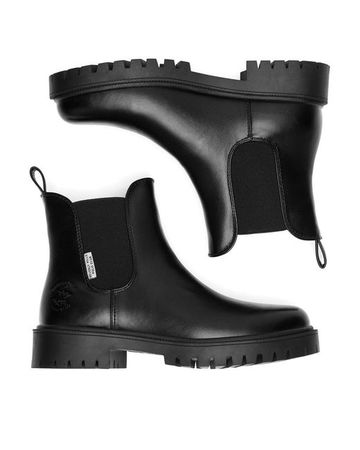 Beverly Hills Polo Club Black Klassische Stiefeletten Hy2T628-1