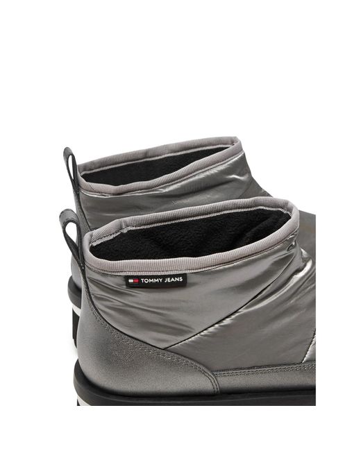 Tommy Hilfiger Gray Schneeschuhe Tjw Nylon Flatform Boot Wl En0En02689