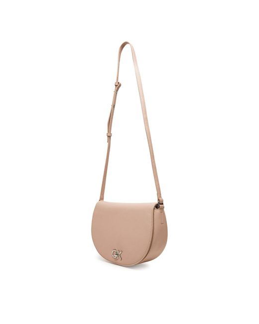 Calvin Klein Natural Handtasche Ck Hw Crossbody Saddle Bag K60K613236