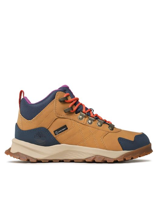 Timberland Blue Schnürstiefeletten Lincoln Peak Mid Lthr Wptb0A5Phy2311