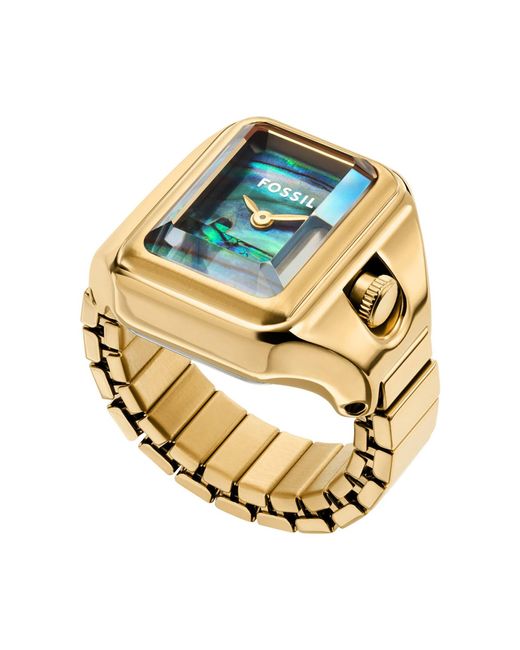 Fossil Metallic Uhr Raquel Watch Ring Es5411