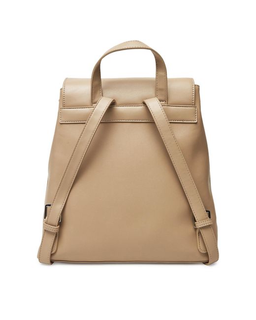 Calvin Klein Natural Rucksack Ck Flap Backpack With Conv Strap K60K613038