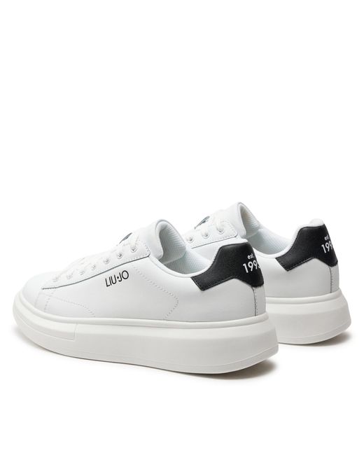 Liu Jo Sneakers big 01 7b4027 px474 white/black s1005 für Herren
