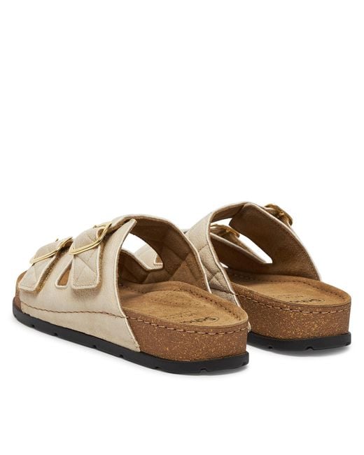 Scholl Natural Pantoletten Bora 2 Straps