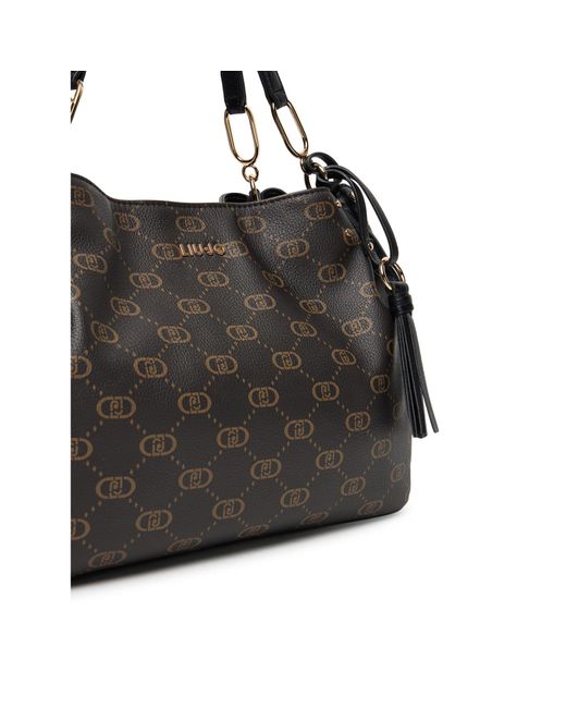 Liu Jo Black Handtasche M Satchel Af5113 E0053