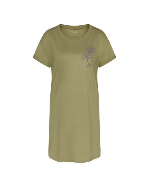 Triumph Green Nachthemd 10221117 Relaxed Fit