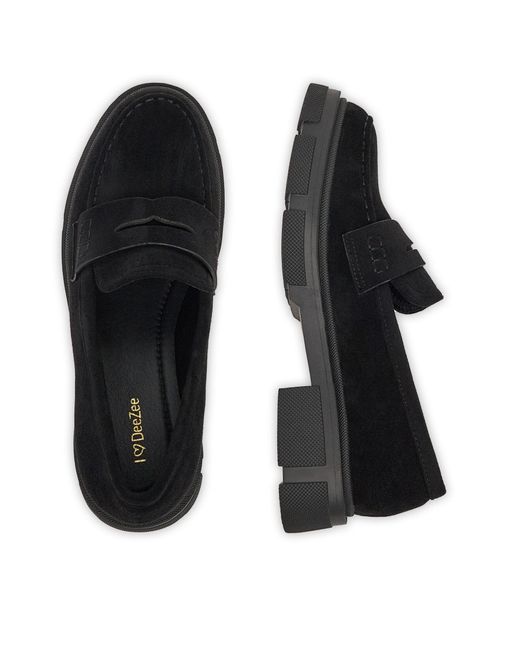 DeeZee Black Slipper Lzp01