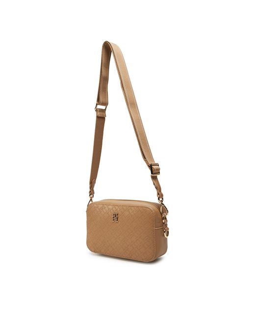 Tommy Hilfiger Brown Handtasche Th Distinct Camera Bag Mono Aw0Aw17221