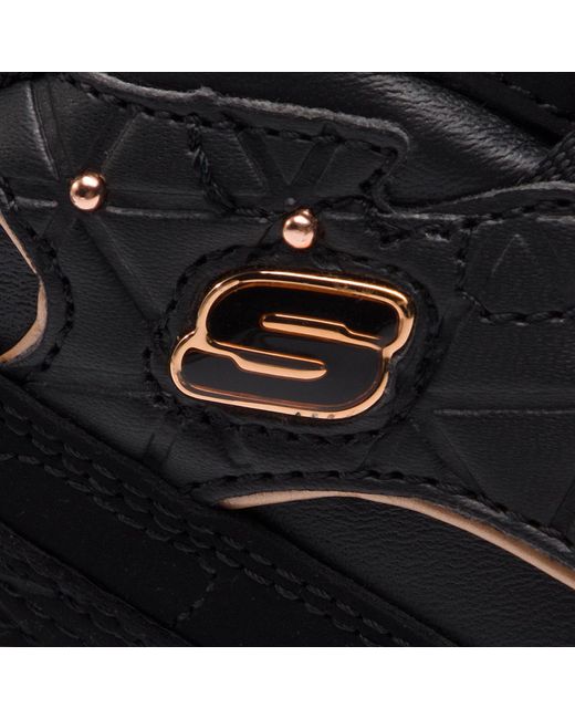 Skechers Black Sneakers D'Lites Glamour Feels 13087/Bkrg