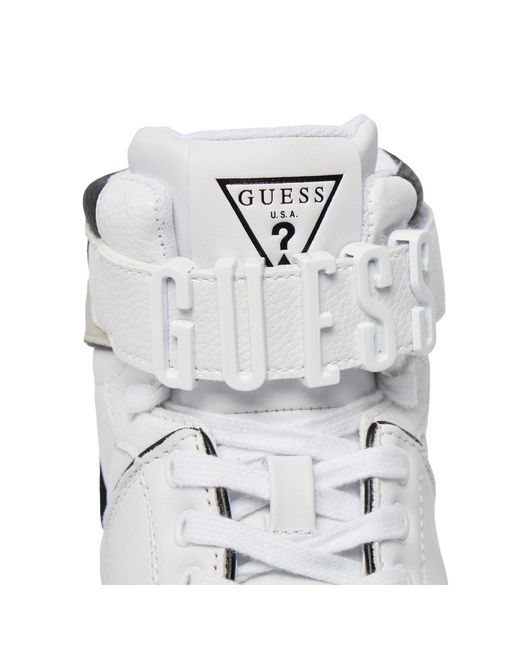Guess White Sneakers Corten3 Flpcr3 Ele12 Weiß