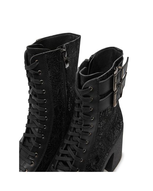 Altercore Black Schnürschuhe Isabel