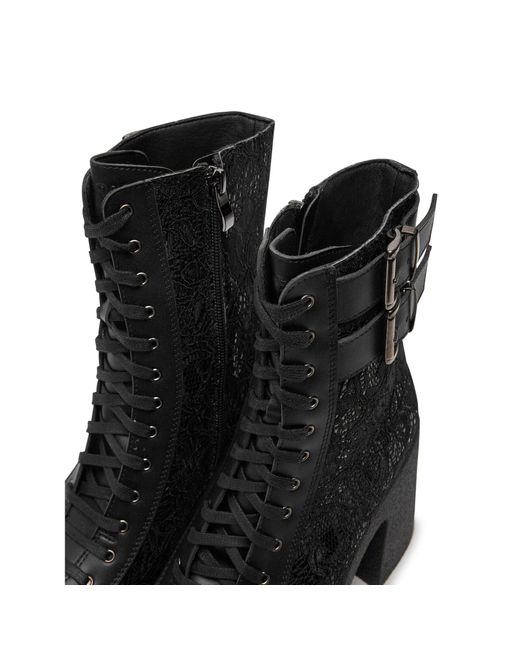Altercore Black Schnürschuhe Isabel