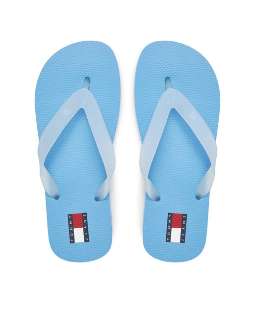 Tommy Hilfiger Blue Zehentrenner Tjw Logo Flip Flop En0En02447