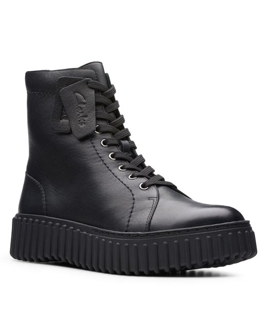 Clarks Black Schnürboots Torhill Rise Schwarz 39
