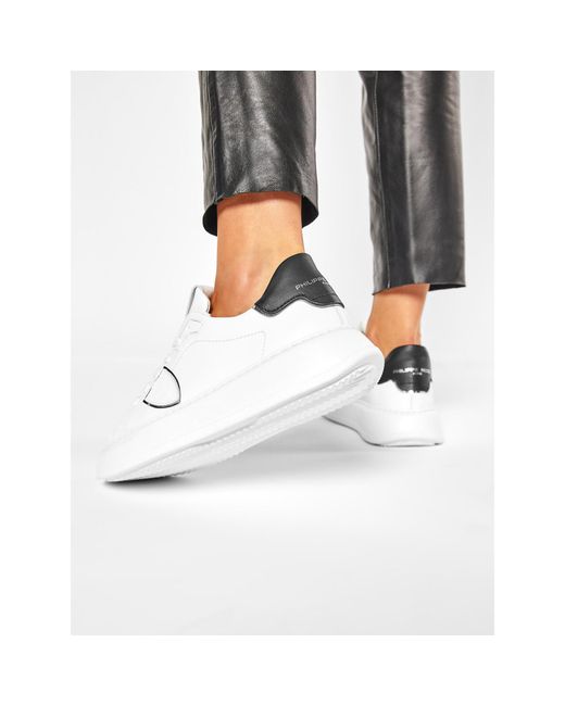 Philippe Model White Sneakers Temple Btld V010