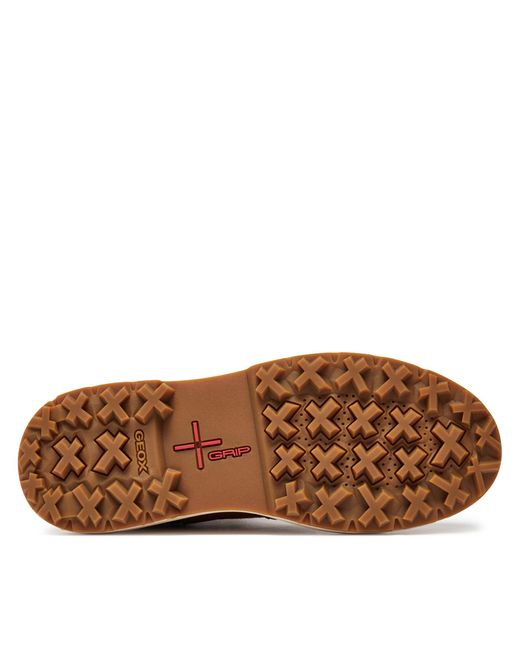 Geox Brown Schnürstiefeletten Lamidie Abx B D46Xmb 0Fv22 C6001