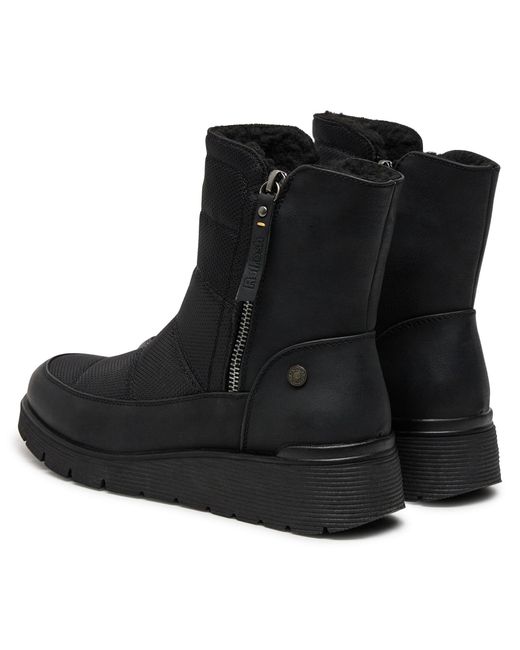 Refresh Black Stiefeletten 172273