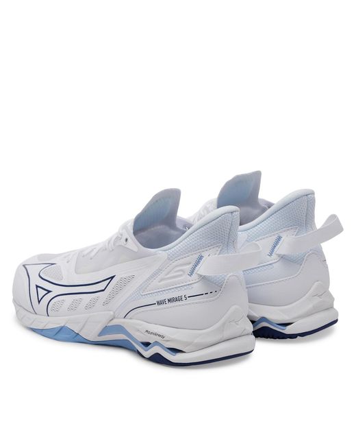 Mizuno White Hallenschuhe Wave Mirage 5 X1Ga2350