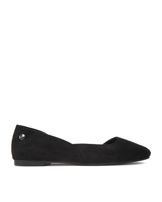 DeeZee Black Ballerinas 9-830-B