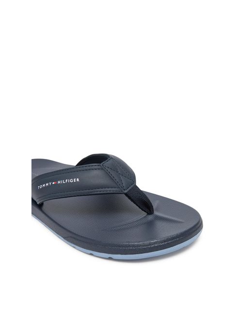 Tommy Hilfiger Zehentrenner Molded Comfort Th Beach Sandal Fm0Fm05508 in Blue für Herren