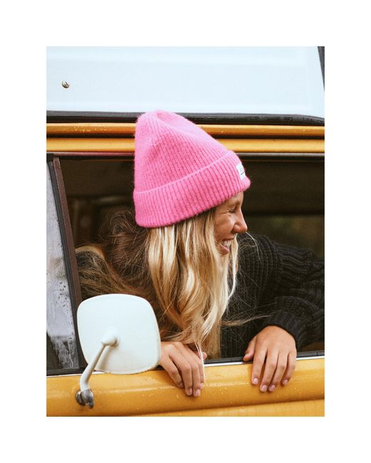 Roxy Pink Mütze Wind Effect Erjha04447