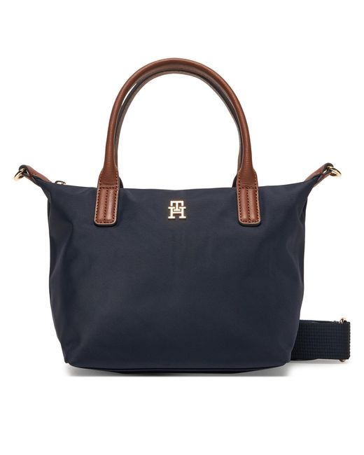 Tommy Hilfiger Blue Handtasche Popette Mini Tote Aw0Aw17709
