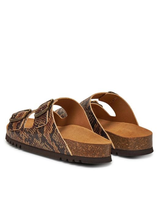 Scholl Brown Pantoletten Josephine F32171