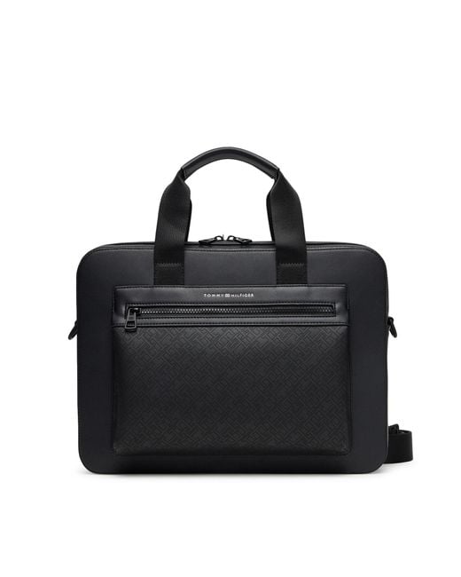 Tommy Hilfiger Laptoptasche Th Monogram Computer Bag Am0Am13835 in Black für Herren