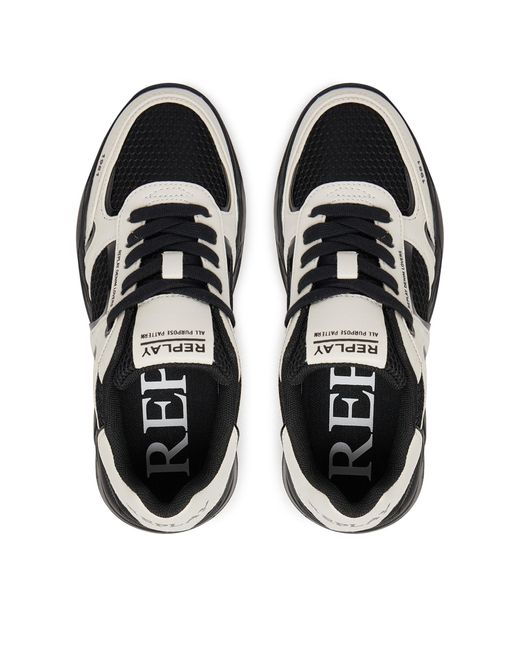 Replay Black Sneakers Gws7Z .000.C0008S