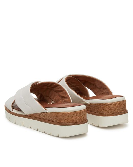 Tamaris White Pantoletten 1-27233-44