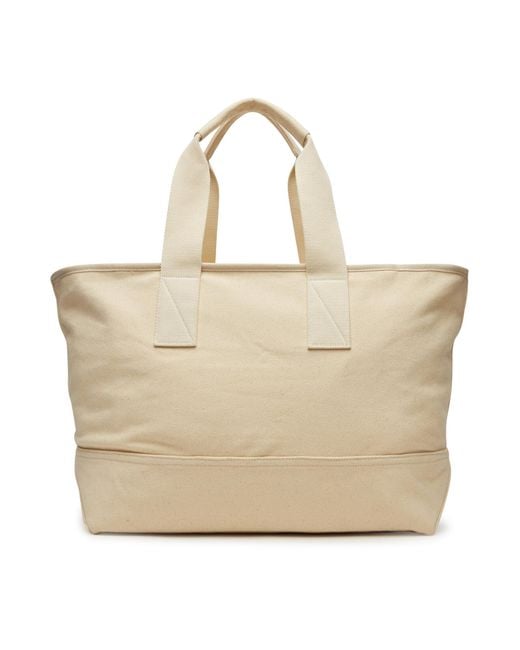 Calvin Klein Natural Handtasche Pocket Canvas Zip Weekender Lv04G3093G